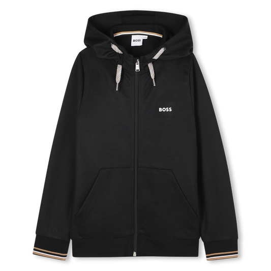 BOSS BOYS BLACK TRACKSUIT J52399
