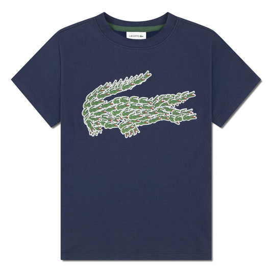 LACOSTE BOYS NAVY T SHIRT 847073