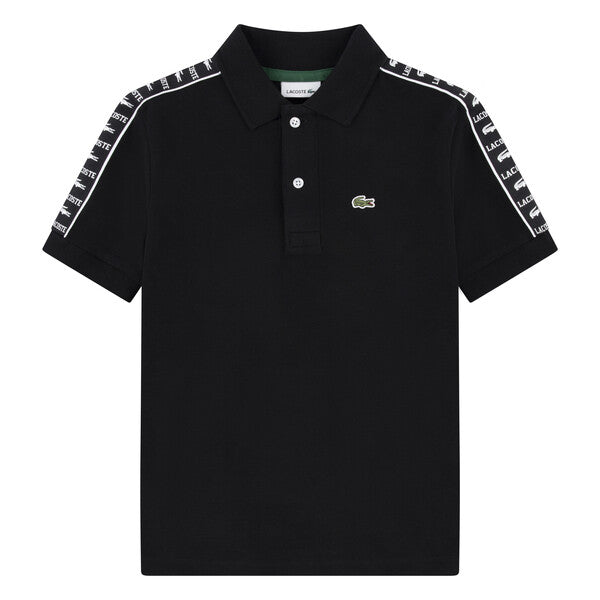 LACOSTE BOYS BLACK POLO 947128