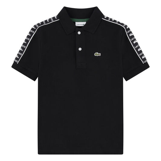 LACOSTE BOYS BLACK POLO 947128
