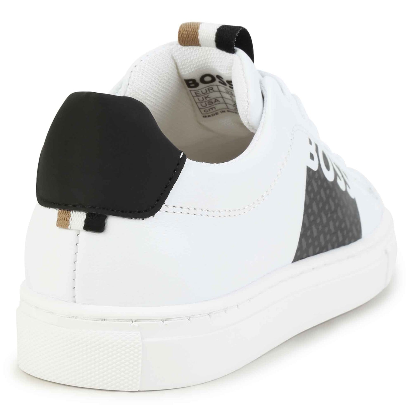 BOSS Boss White Logo Trainers