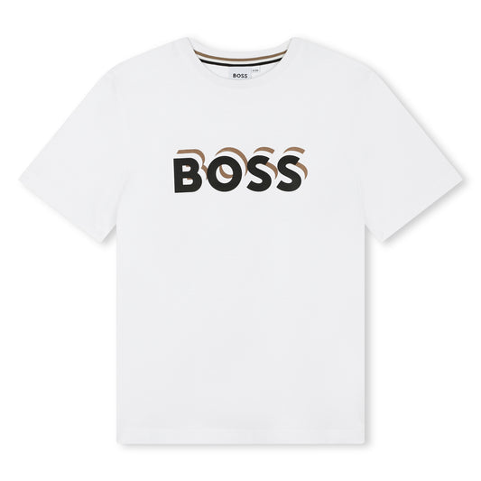 BOSS BOYS WHITE T SHIRT J50723
