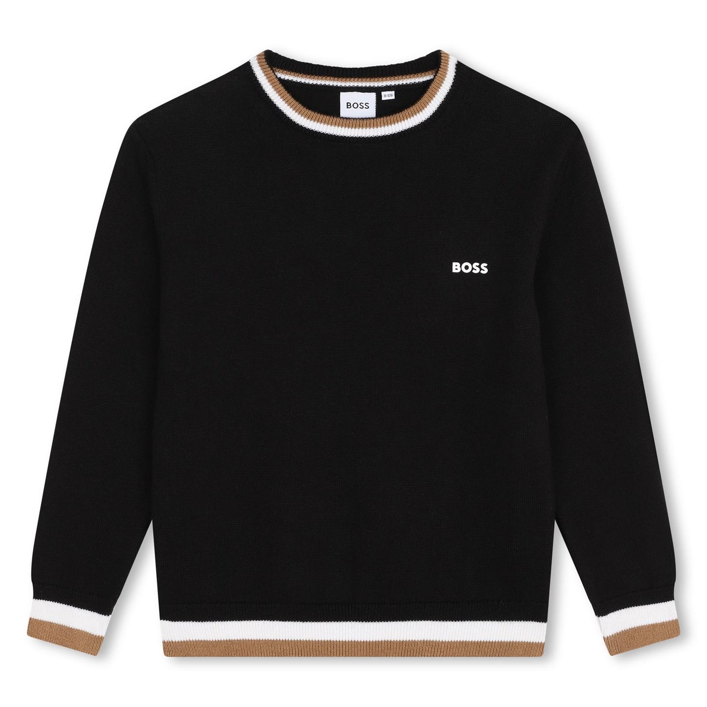 BOSS BOYS BLACK PULLOVER J51178