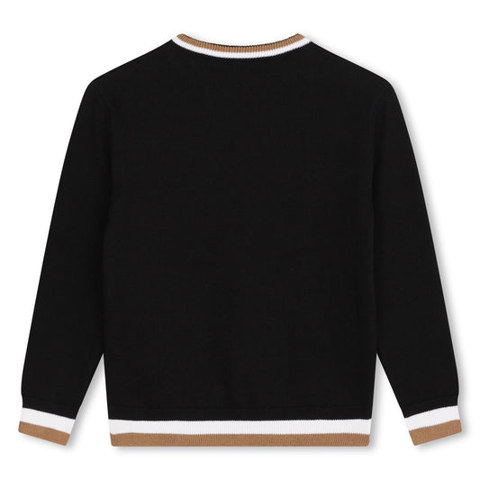 BOSS BOYS BLACK PULLOVER J51178