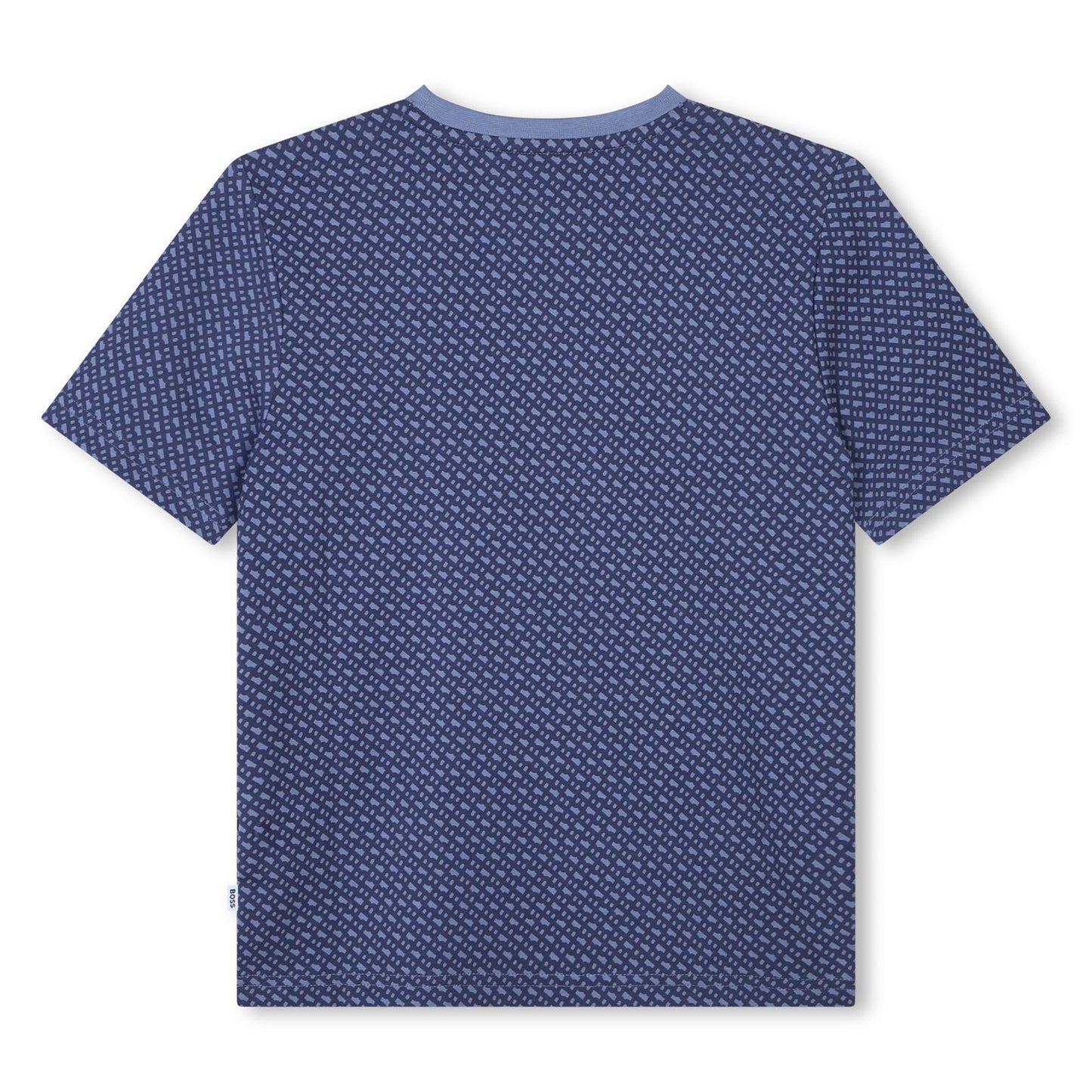 BOSS SLATE BLUE MONOGRAM T SHIRT J51213