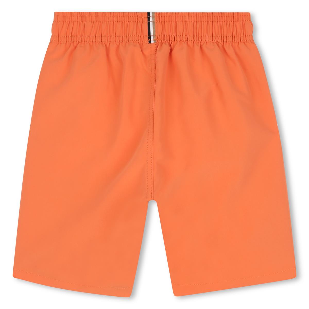 BOSS BOYS BRICK RED SWIM SHORTS J51973