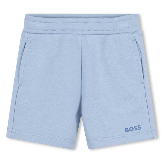 BOSS BABY BOY/TODDLER BLUE JERSEY SHORTS J52086