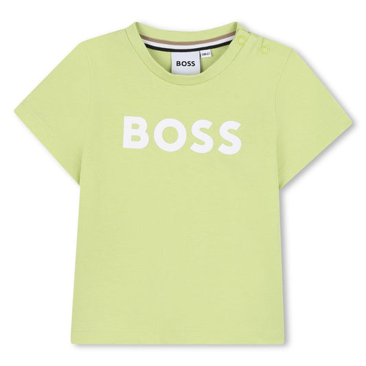 BOSS BABY BOY/TODDLER LIME T SHIRT J52105