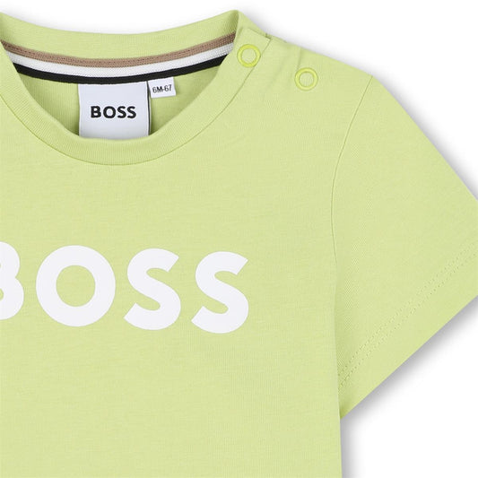 BOSS BABY BOY/TODDLER LIME T SHIRT J52105