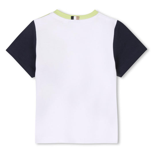 BOSS BOY BABY/TODDLER WHITE T SHIRT J52112
