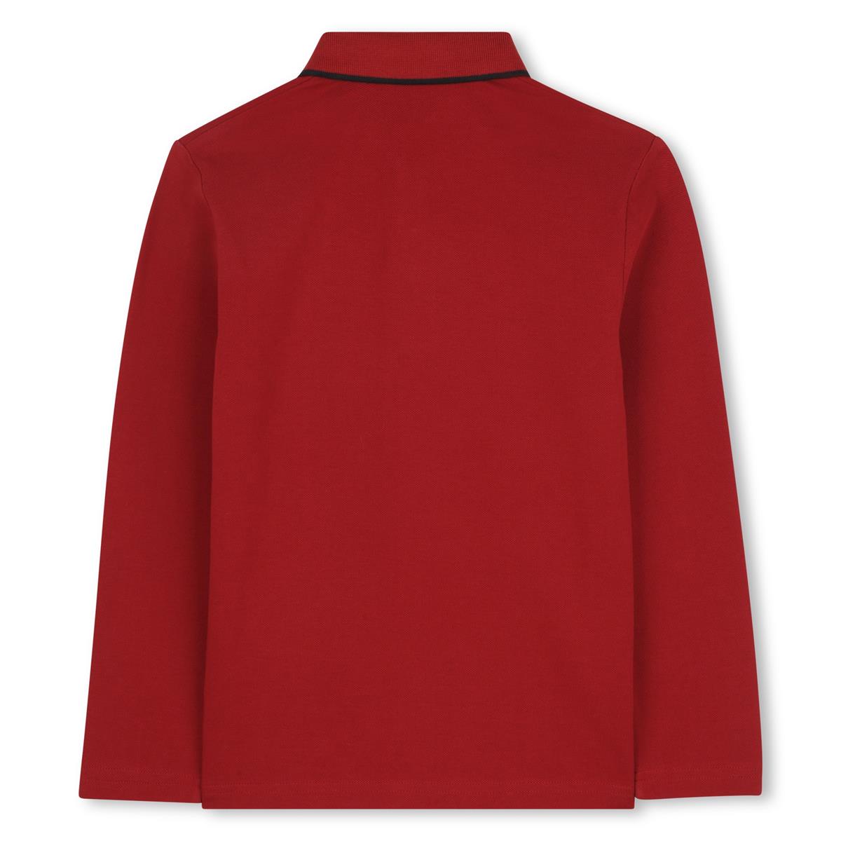 BOSS BOYS DARK RED POLO SHIRT J52330