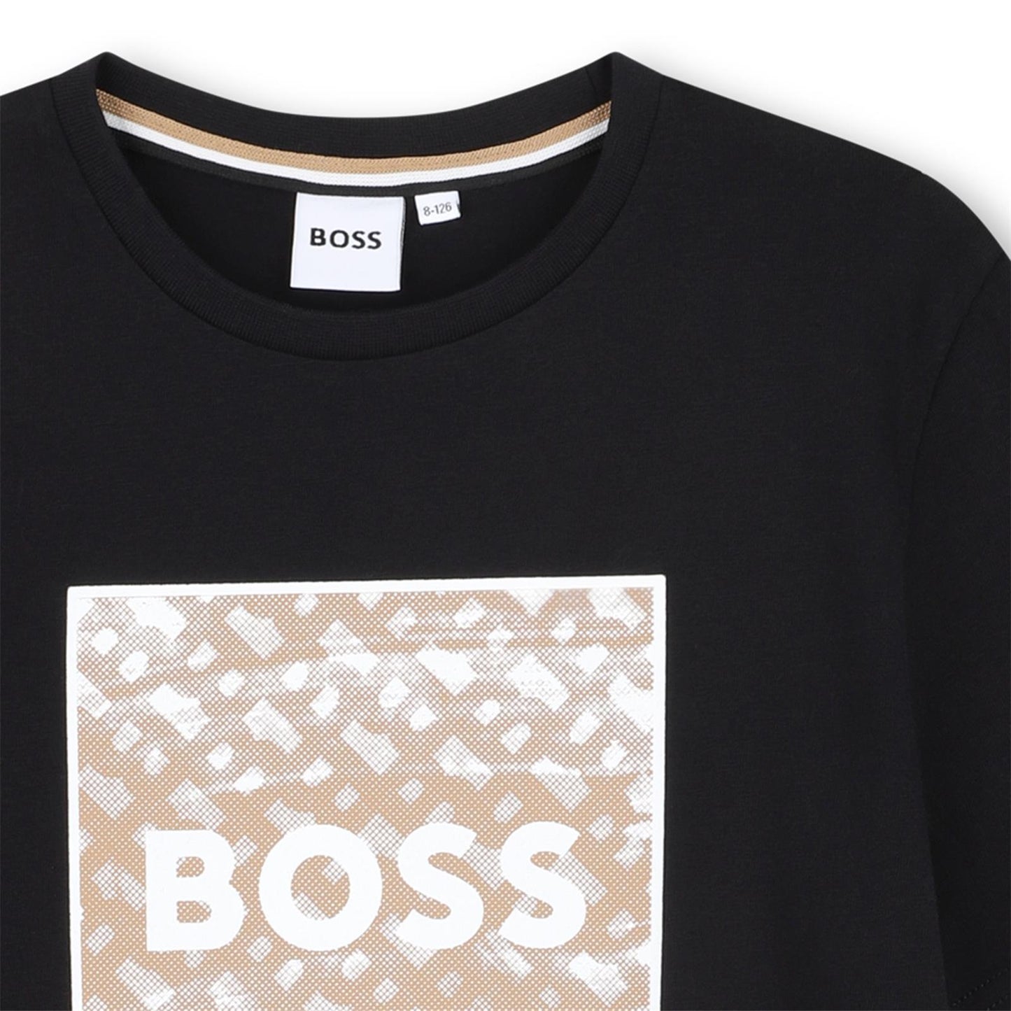 BOSS BOYS BLACK T SHIRT J52370
