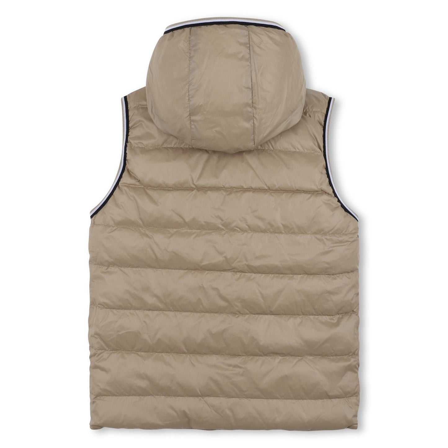 BOSS BOYS REVERSIBLE BEIGE PUFFER JACKET J52395