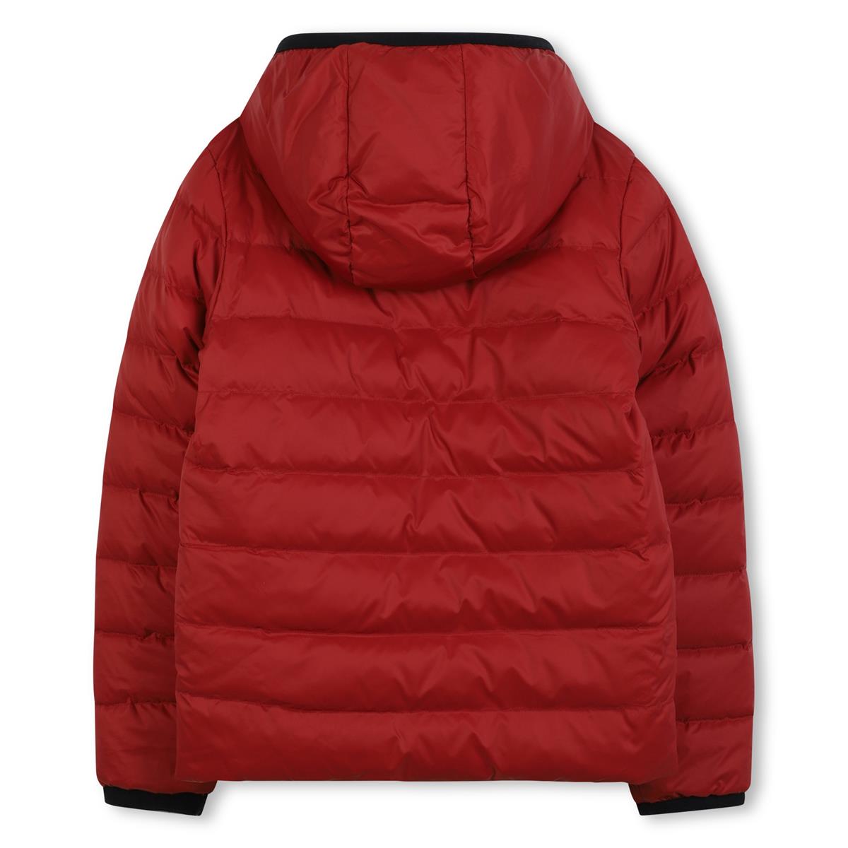 BOSS BOYS RED AND BLACK REVERSIBLE JACKET J52398