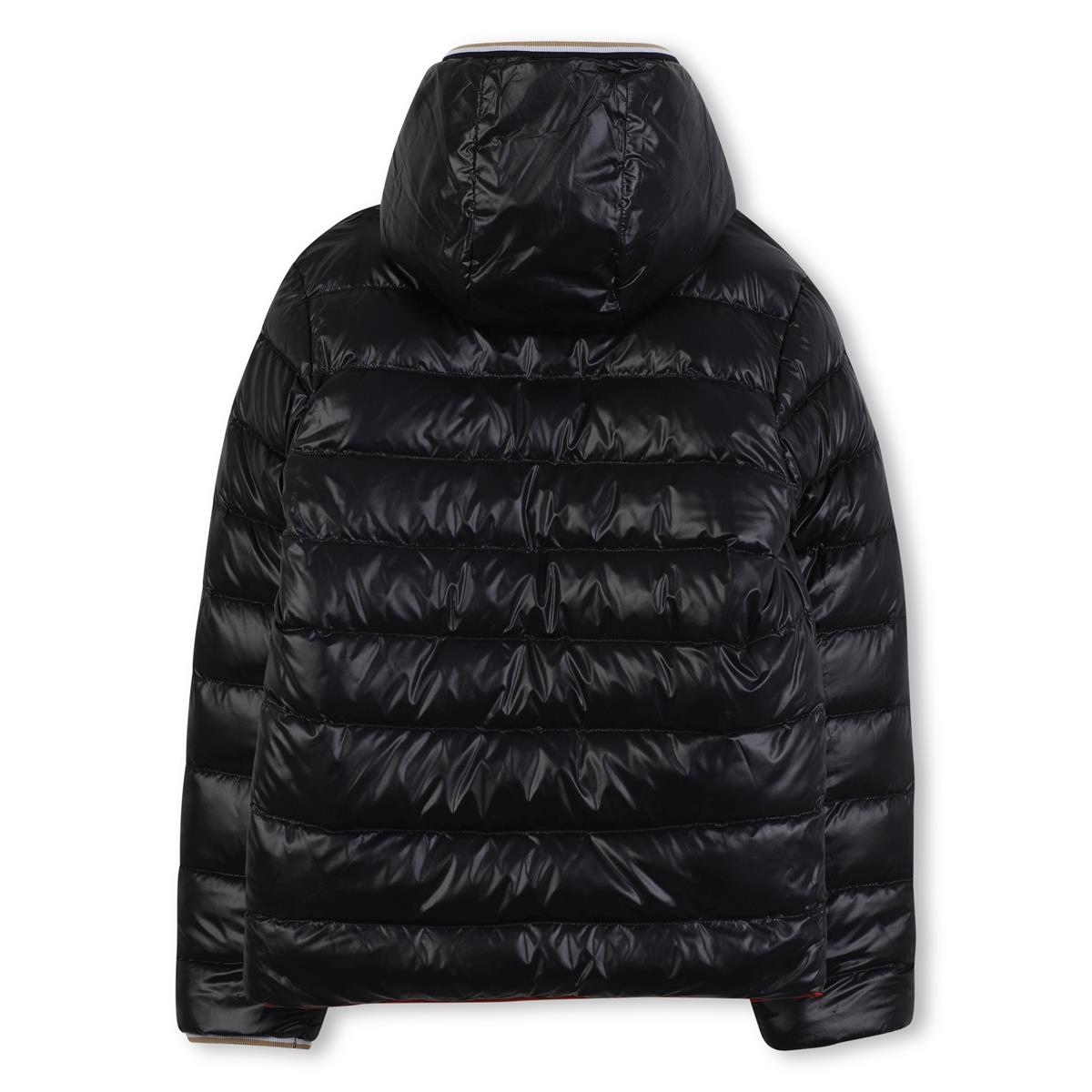 BOSS BOYS RED AND BLACK REVERSIBLE JACKET J52398