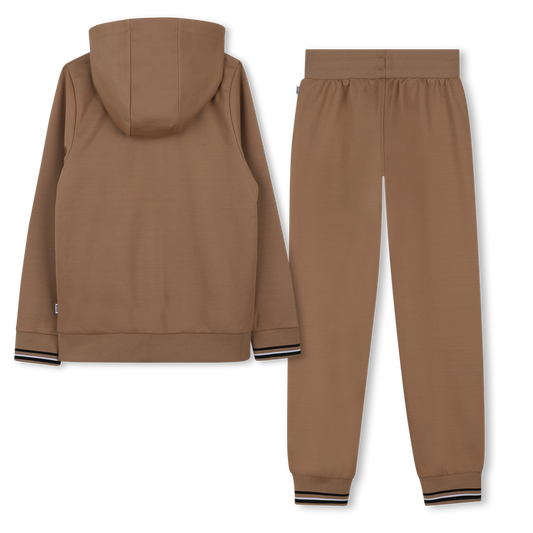 BOSS BOYS BEIGE TRACKSUIT J52399