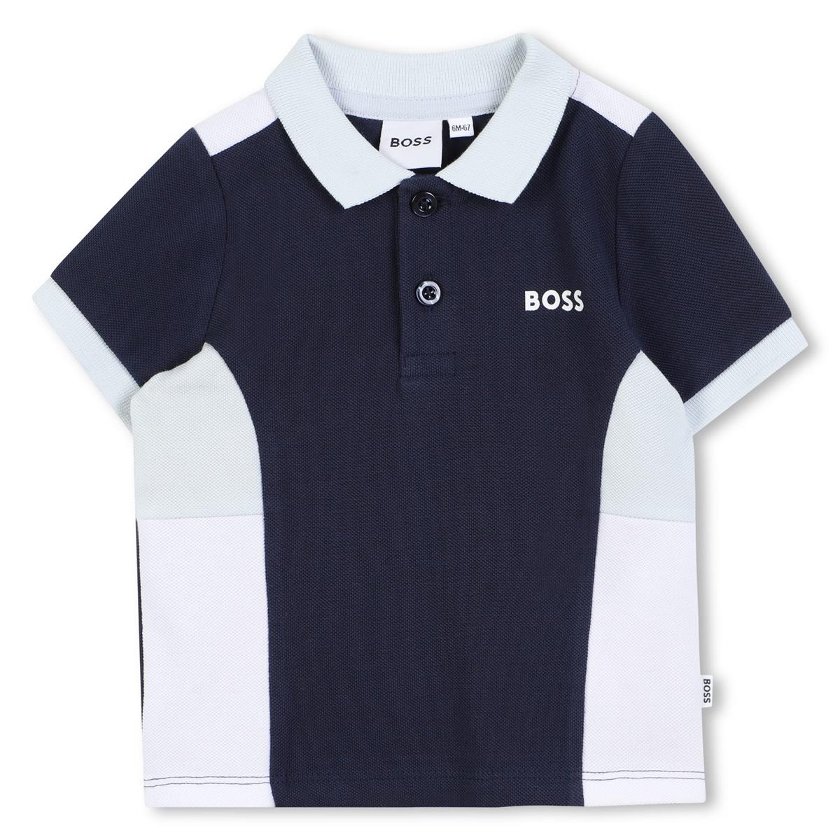 BOSS NAVY BABY/TODDLER POLO SHIRT J52450