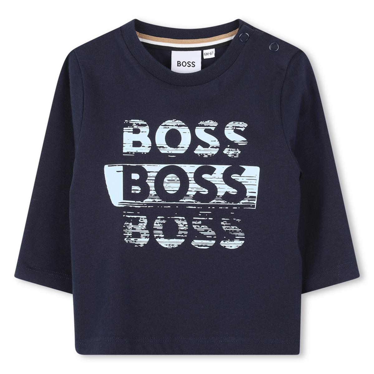 BOSS BABY/TODDLER NAVY T SHIRT J52463