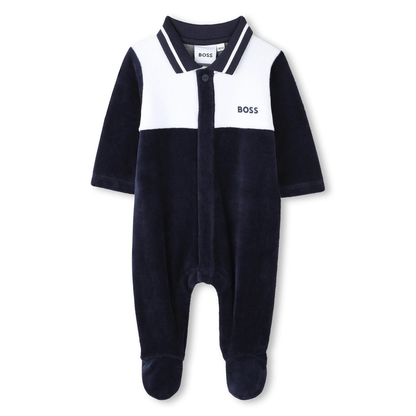 BOSS NAVY BABYGROW J52522