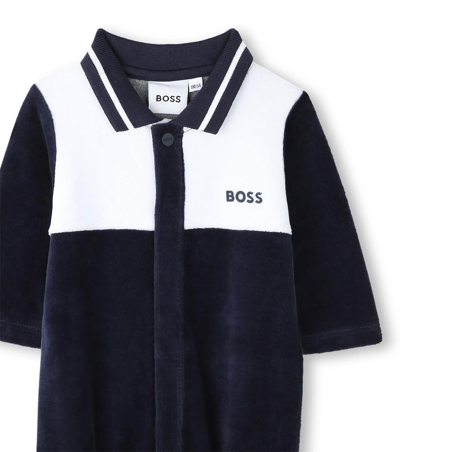 BOSS NAVY BABYGROW J52522