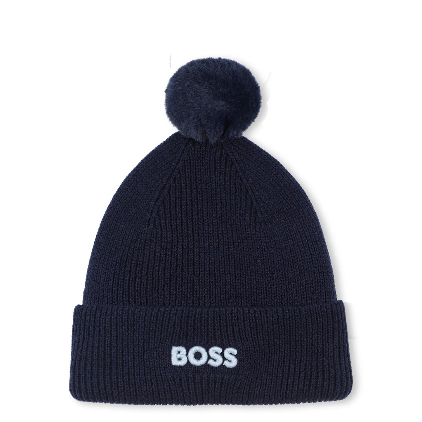BOSS NAVY BABY/TODDLER BEANIE HAT J52595