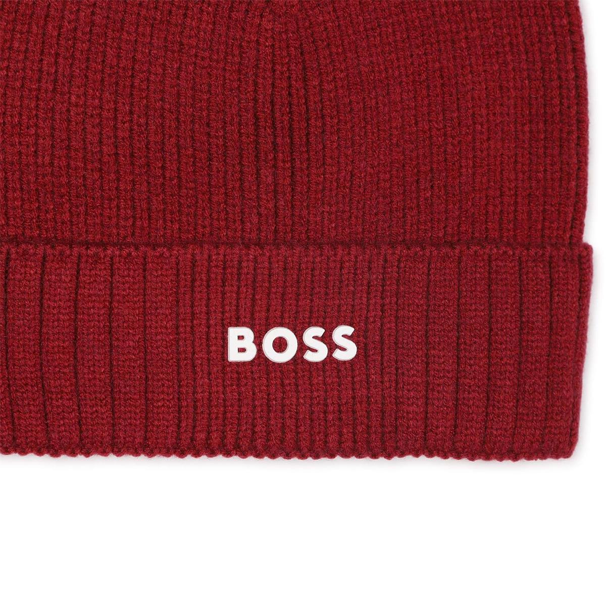BOSS RED BEANIE HAT J52616