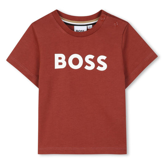 BOSS BABY BOY/TODDLER CRIMSON RED T SHIRT J52712