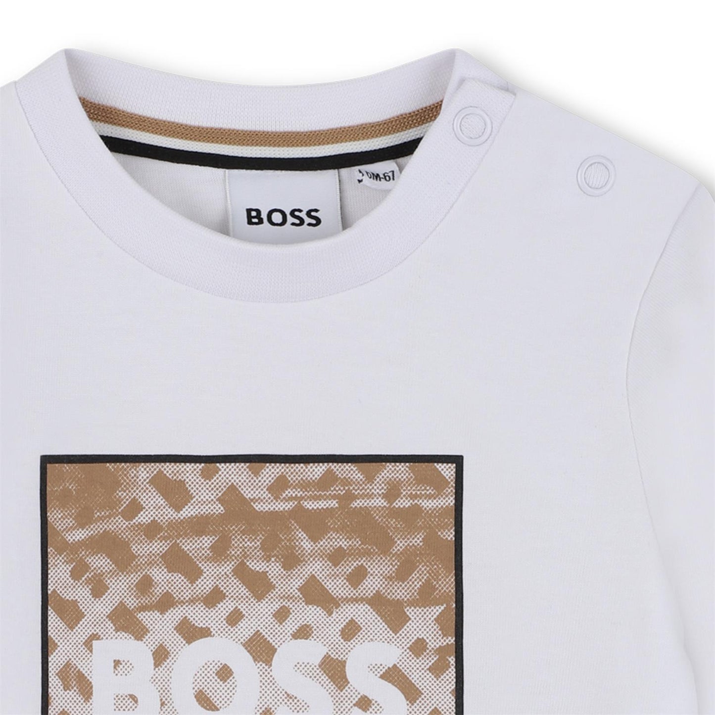 BOSS WHITE BABY/TODDLER T SHIRT J52715