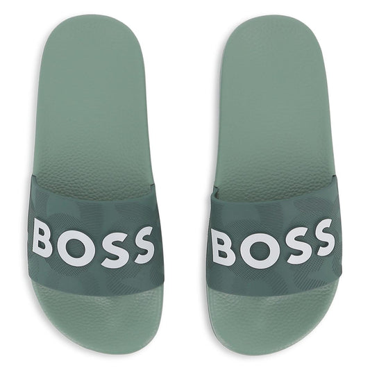 BOSS GREEN BOY/TEEN SLIDERS J52799