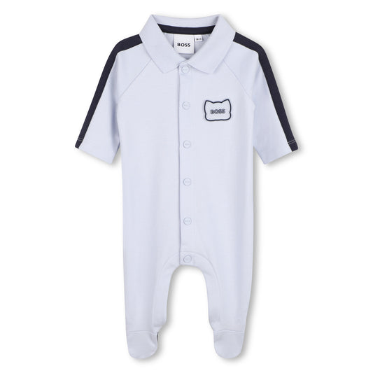 BOSS PALE BLUE BOY BABYGROW J53041
