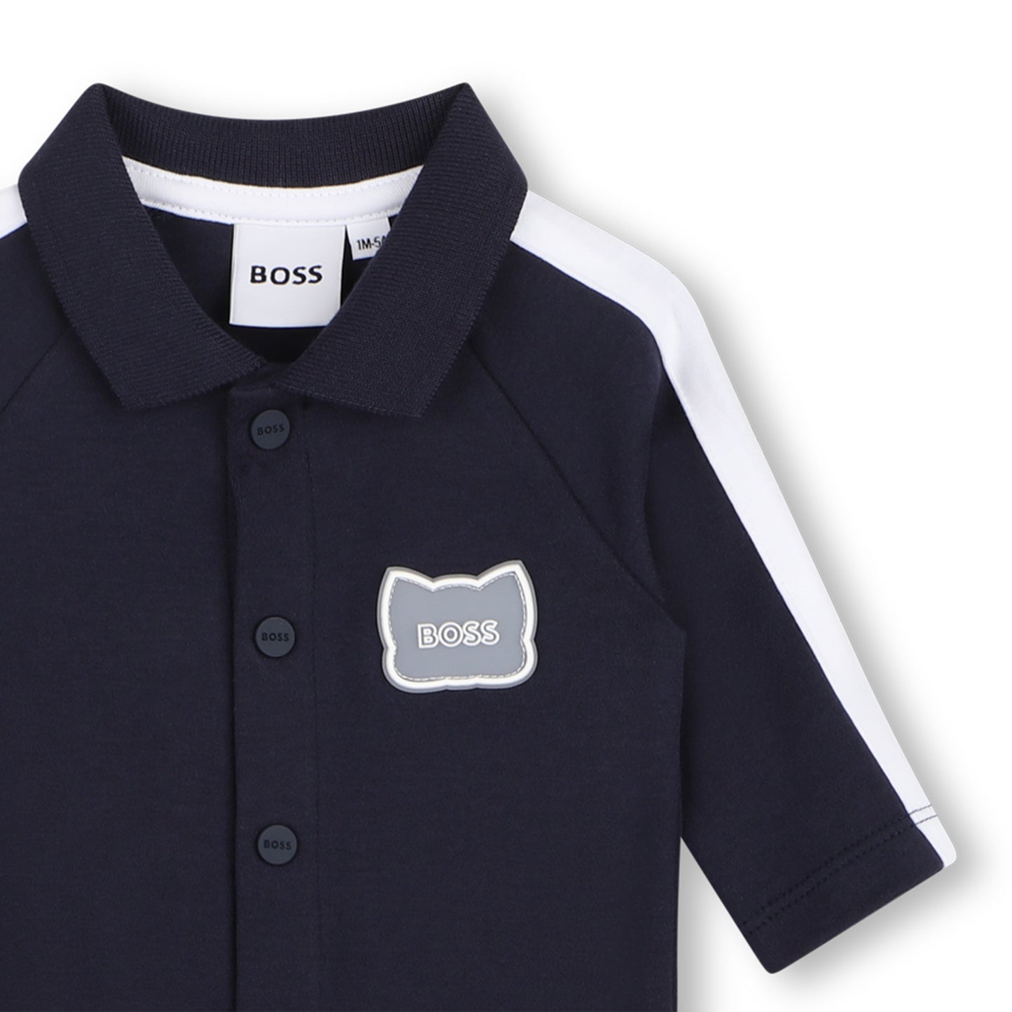 BOSS BABY BOY NAVY BABYGROW J53041