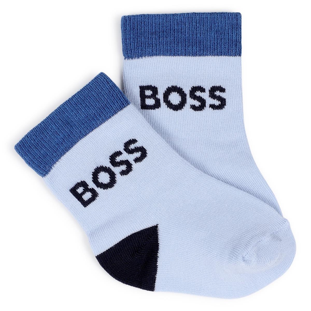 BOSS BABY/TODDLER WHITE SOCKS J53146