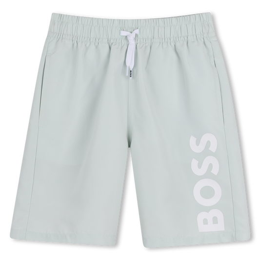 BOSS BOYS SPROUT GREEN SWIM SHORTS J53171