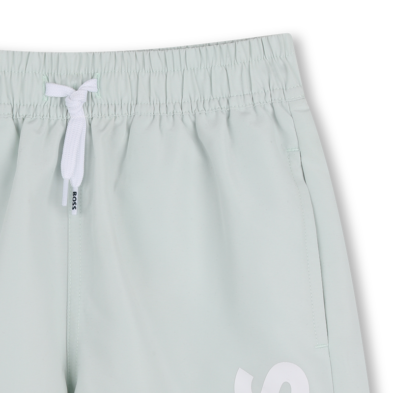 BOSS BOYS SPROUT GREEN SWIM SHORTS J53171