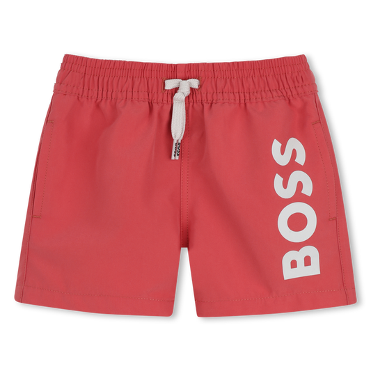 BOSS BABY/TODDLER RASBERRY SWIM SHORTS J53172