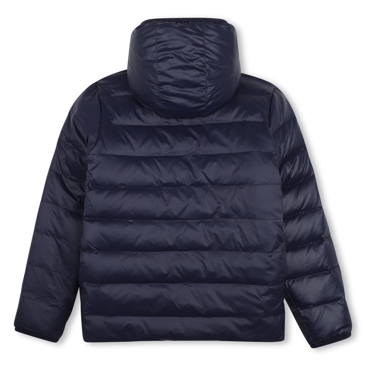 BOSS BOY NAVY/PALE BLUE REVERSIBLE PUFFER JACKET J53439