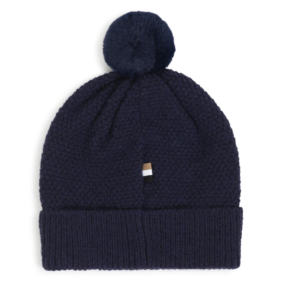 BOSS NAVY BABY BOY HAT J53576