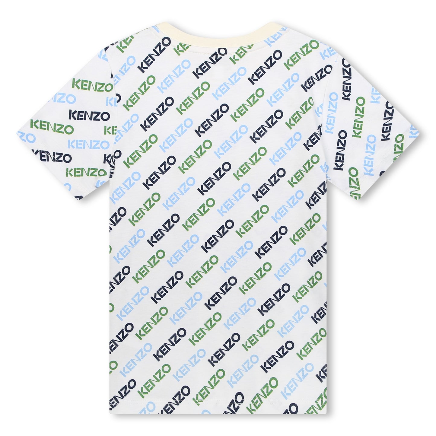 KENZO WHITE BOYS LOGO T SHIRT