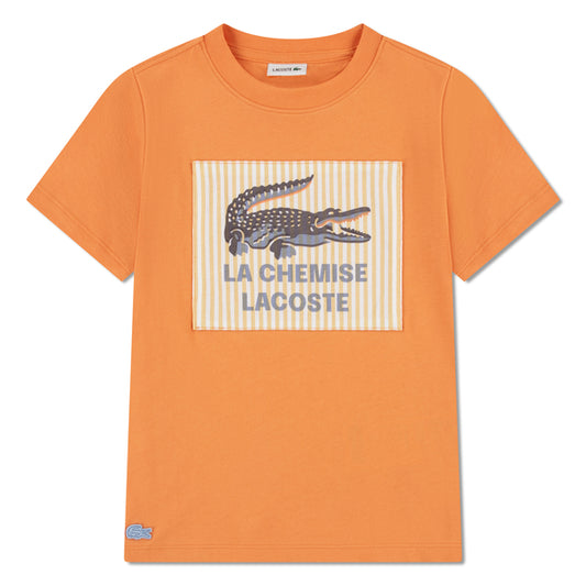 LACOSTE BOYS ORANGE T SHIRT 847553