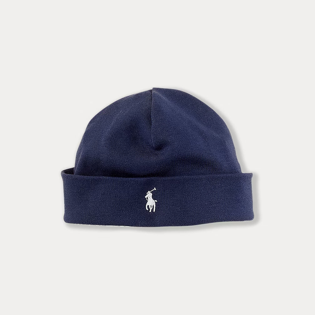 RALPH LAUREN NAVY BABY HAT