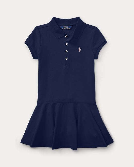 RALPH LAUREN NAVY GIRL POLO DRESS 624740001