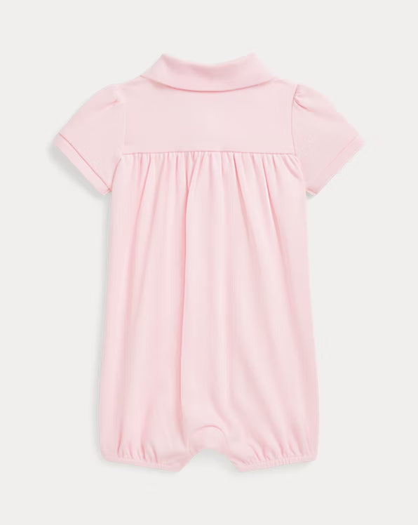 RALPH LAUREN BABY GIRL PINK SHORTALL 34900026
