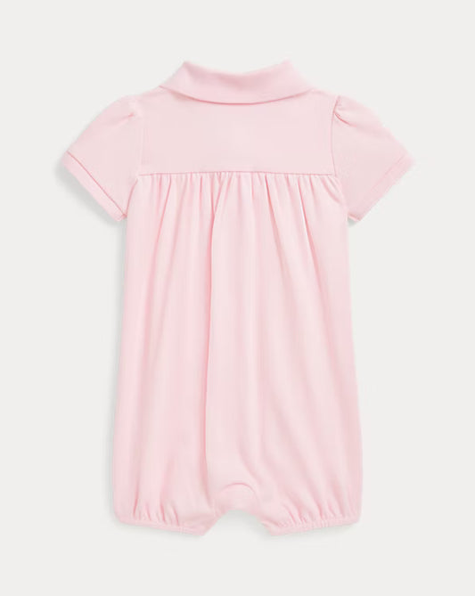 RALPH LAUREN BABY GIRL PINK SHORTALL 34900026