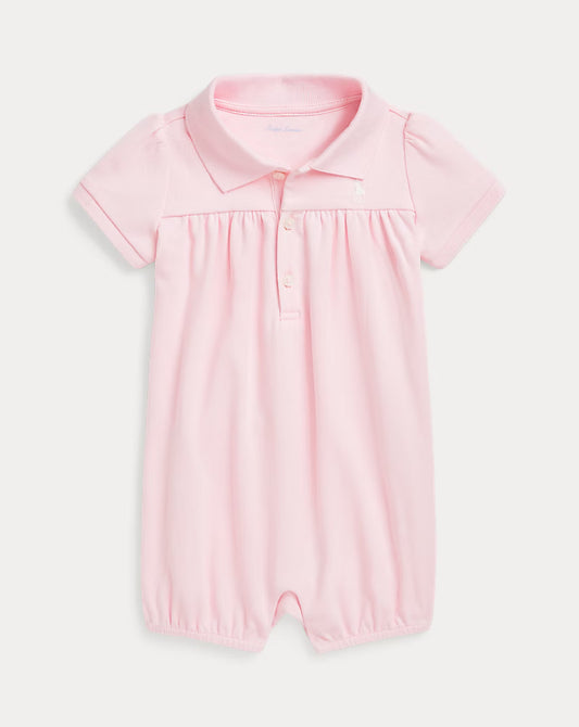 RALPH LAUREN BABY GIRL PINK SHORTALL 34900026