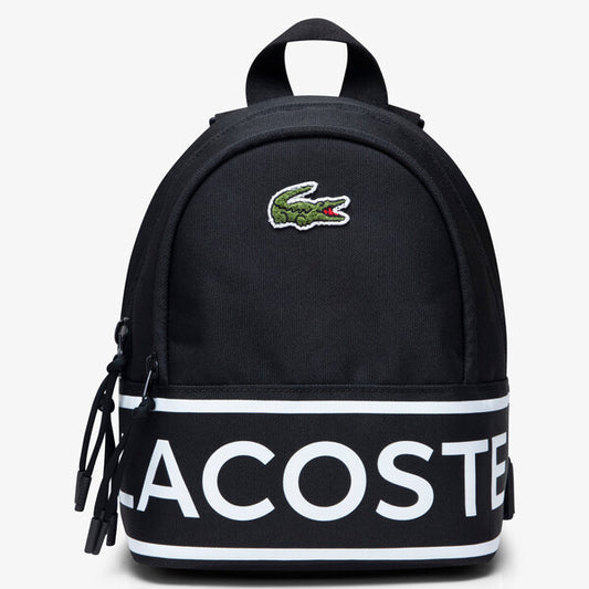 LACOSTE BLACK MINI BACKPACK 7A6213