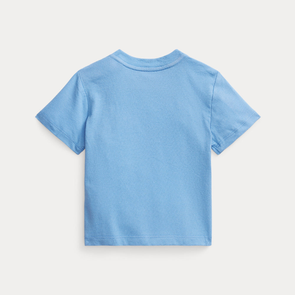 Ralph Lauren Baby Boys Blue Logo T-Shirt