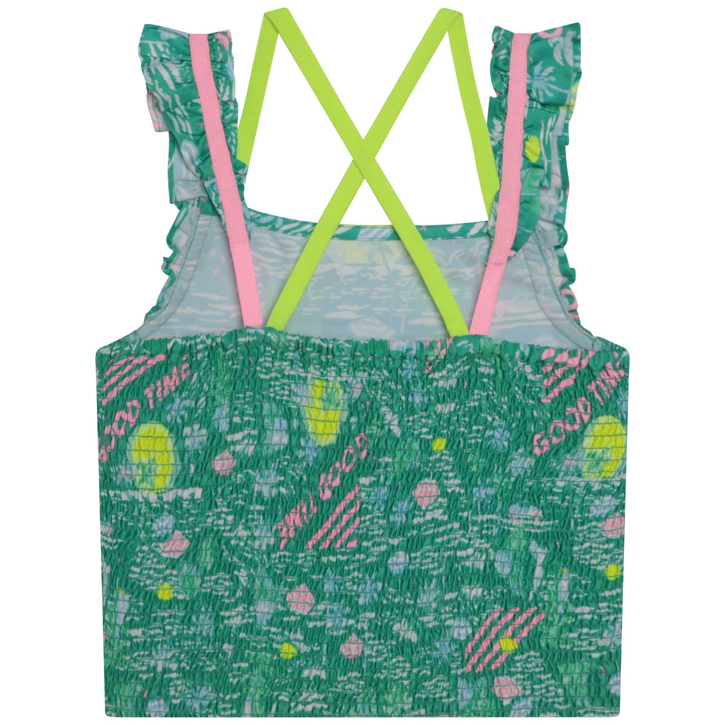 Billieblush Girls Green Top & Skirt Set