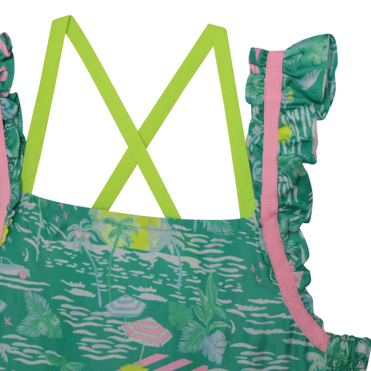 Billieblush Girls Green Top & Skirt Set