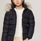 TOMMY HILFIGER BLACK PUFFER