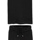 TOMMY HILFIGER BLACK SHORTS SET 9666